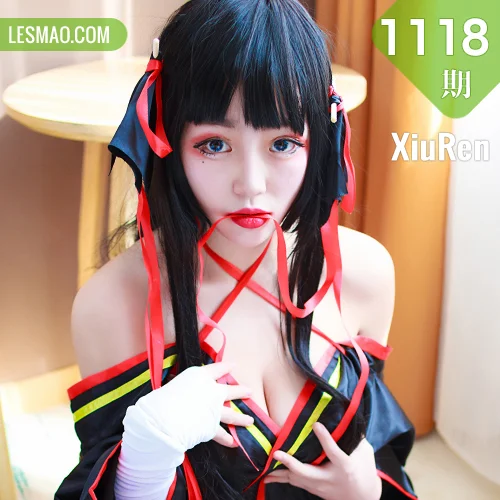 秀人网 米粒米粒 No.1118在线看图，清新少女与复古胶片交织的视觉盛宴全记录