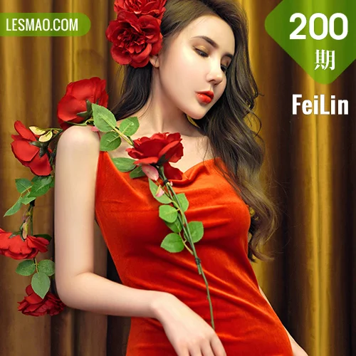 FeiLin 嗲囡囡 Vol.200 伍月may首套写真