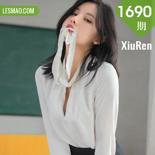 秀人网 就是阿朱啊 No.1690在线看图，清新少女与复古港风双重奏写真全记录