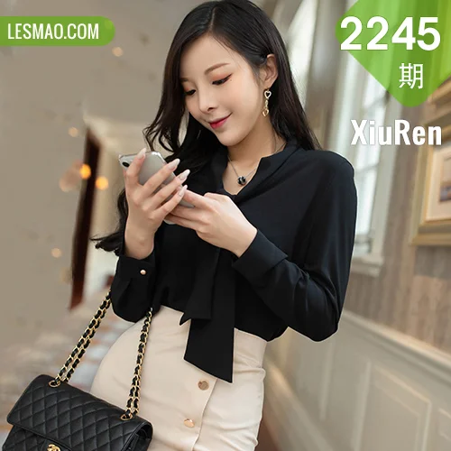 秀人网 陈小喵 No.2245在线看图，清新少女与梦幻光影交织的日系写真全记录