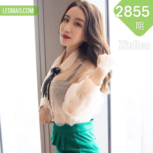 秀人网 Cherry绯月樱 No.2855在线看图，樱花树下的光影诗篇与午后咖啡馆的温柔邂逅写真集