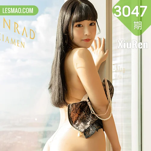 秀人网 朱可儿Flower No.3047在线看图，纯白梦境与暗夜花火双重奏写真全记录