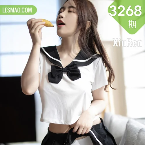 秀人网 Cherry绯月樱 No.3268在线看图，春日樱花树下少女与猫耳女仆双主题写真全记录