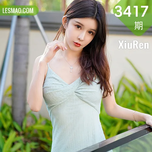 秀人网 张雨萌 No.3417在线看图，清新氧气少女樱花树下的心动瞬间与文艺写真拍摄全记录