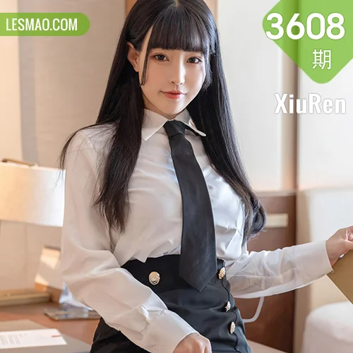 秀人网 朱可儿Flower No.3608在线看图，纯白梦境与暗夜魅影双重奏写真全记录