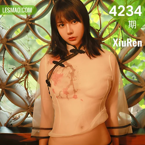 秀人网 韩希蕾 No.4234在线看图，清新氧气少女与复古油画光影交织的视觉盛宴全记录