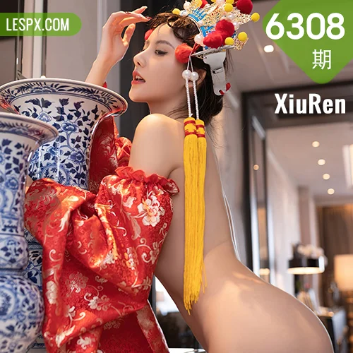 秀人网 就是阿朱啊 No.6308在线看图，纯白梦境与暗夜微光双主题视觉大片全解析