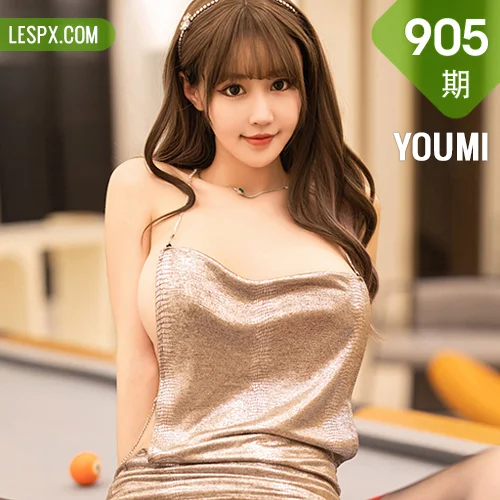 YOUMI 尤蜜荟 Vol.905 朱可儿Flora 桌球室场景拍摄三亚旅拍