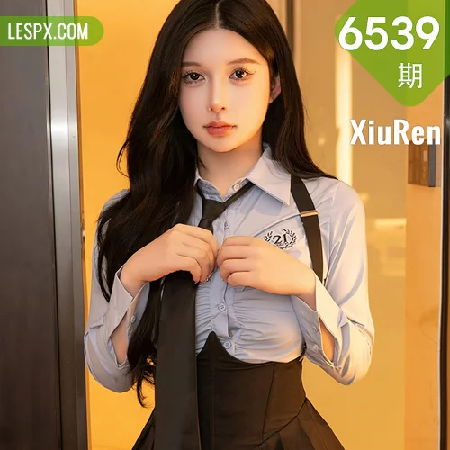 秀人网 林珊珊 No.6539在线看图，春日樱花树下的纯白梦境与复古油画少女写真摄影全记录