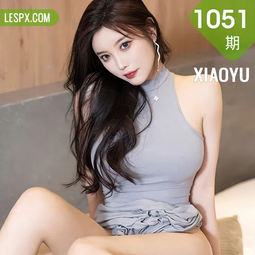 XIAOYU  语画界 Vol.1051  杨晨晨Yome 灰色镂空连衣贵州旅拍1