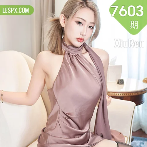 秀人网 沈青黛 No.7603在线看图，清新氧气少女与复古油画女郎的双面魅力写真摄影全记录