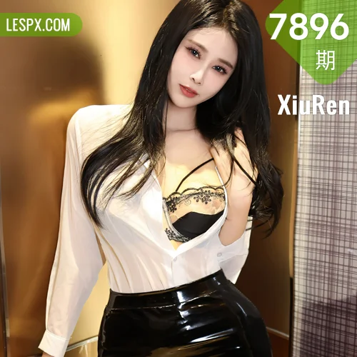 秀人网 草莓mm No.7896在线看图，纯白梦境与暗夜魅影双重奏写真摄影全记录