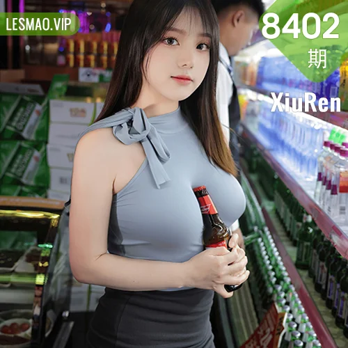 秀人网 豆瓣酱 No.8402在线看图，春日森系少女写真集清新上线演绎治愈系氧气美感