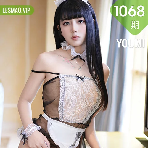 YOUMI 尤蜜荟 Vol.1068 赵可欣baby 黑色轻透连衣短裙性感写真3