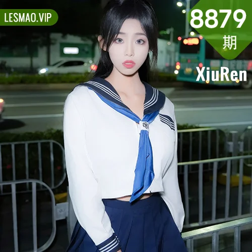 秀人网 董林越 No.8879在线看图，清新少女与梦幻光影交织的夏日写真摄影故事