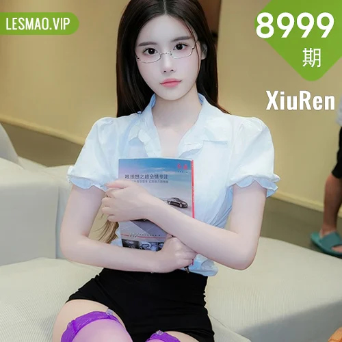 秀人网 Erikaki No.8999在线看图，清新系少女与复古画报女郎的视觉盛宴全记录