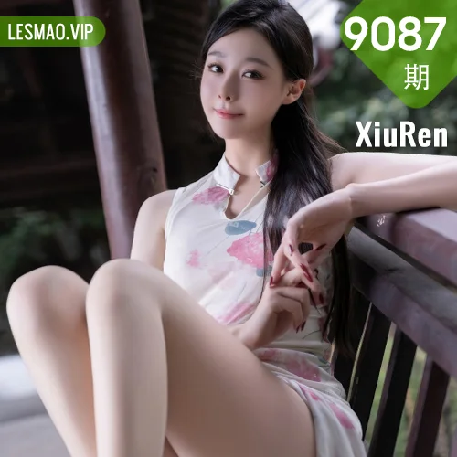 秀人网 小逗逗 No.9087在线看图，清新少女与浪漫花海的邂逅写真摄影全记录