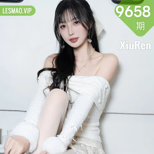 秀人网 林星阑 No.9658在线看图，冬日暖阳下的纯白梦境与复古胶片质感人像摄影故事集