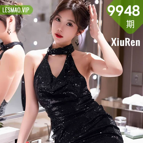 秀人网 绮里嘉ula No.9948在线看图，纯白梦境与暗夜魅影双重奏写真全记录