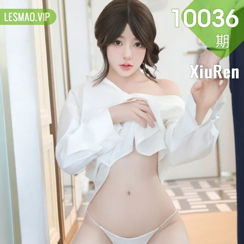 秀人网 桃妖夭 No.10036在线看图，清新少女安然演绎春日樱花写真与蛋蛋宝梦幻联动摄影故事