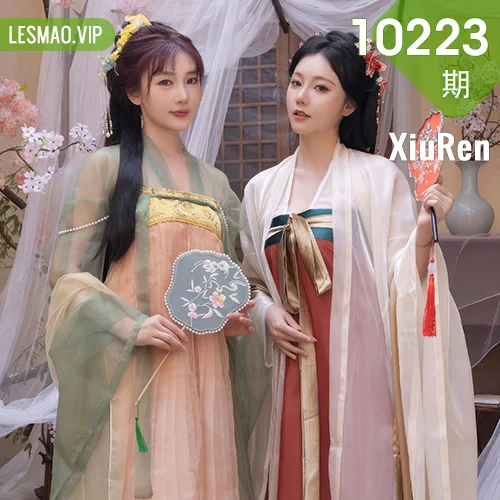 秀人网 陆萱萱 安然anran No.10223在线看图，春日光影下的双生花绽放唯美写真摄影全记录