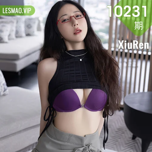 秀人网 鱼子酱Fish No.10231在线看图，春日森系光影写真全记录少女与自然的诗意对话