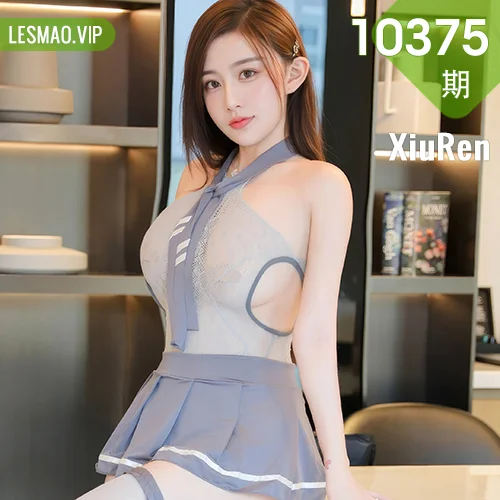 秀人网 奶油猫呀 No.10375在线看图，清新少女与复古女郎双重魅力写真摄影全记录