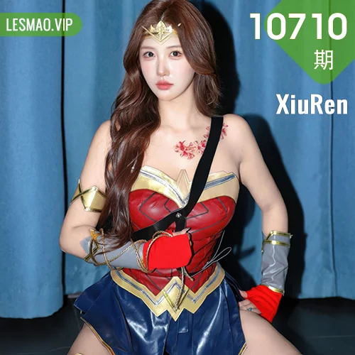 秀人网 金允希Yuki No.10710在线看图，春日花语写真集清新上线演绎纯白花嫁与梦幻光影艺术