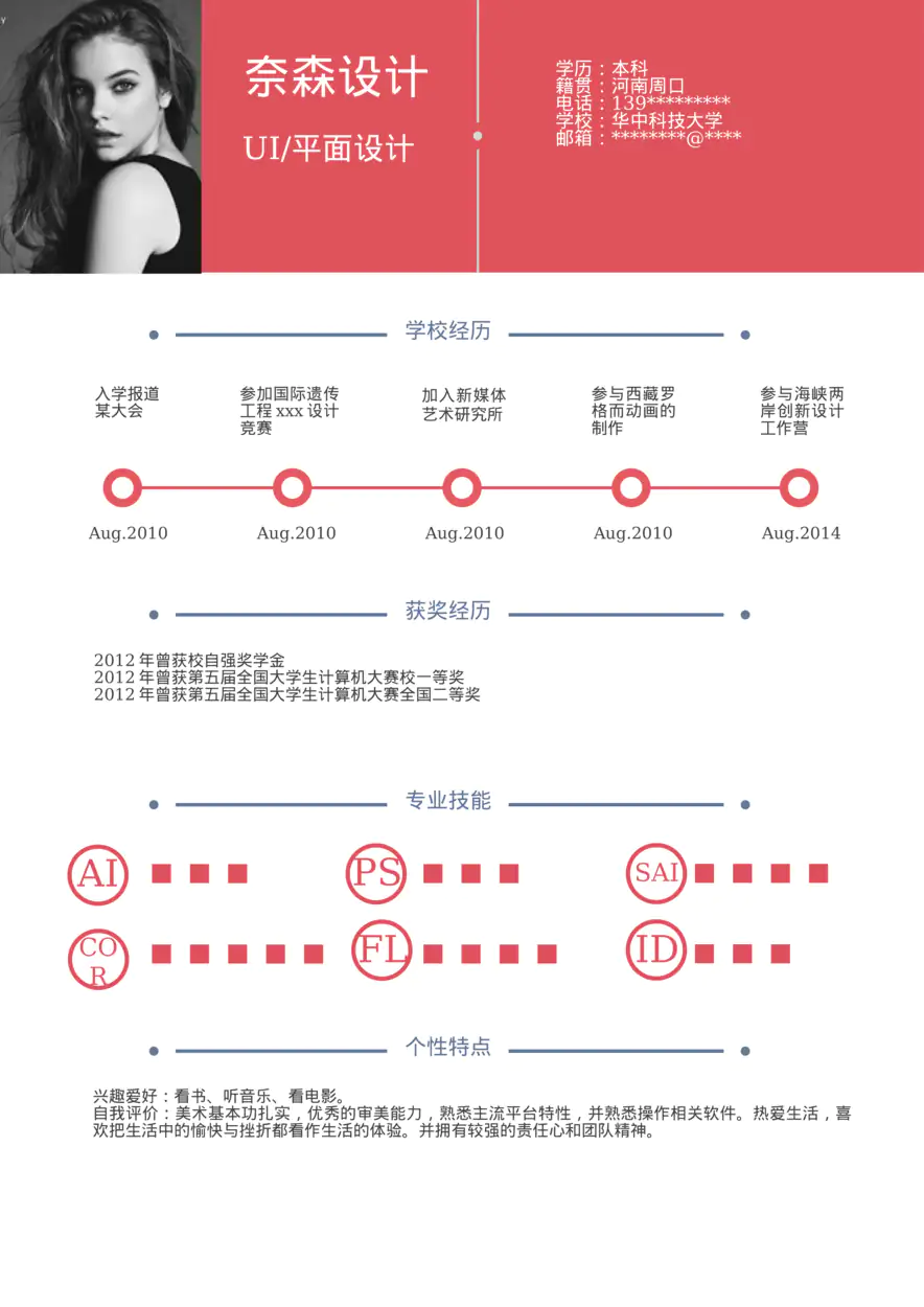 时尚个性四页04